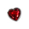 Adam And Eve Red Heart Gem Anal Plug Large