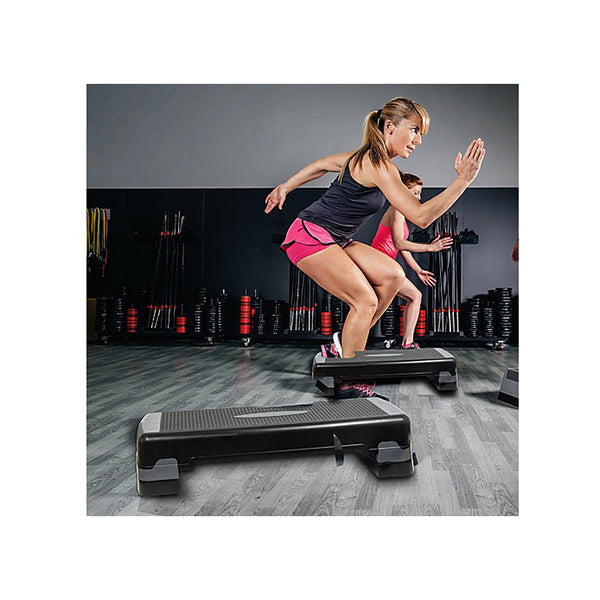 Adjustable Aerobic Step Gym Exercise Fitness Workout 90X32X15 Cm