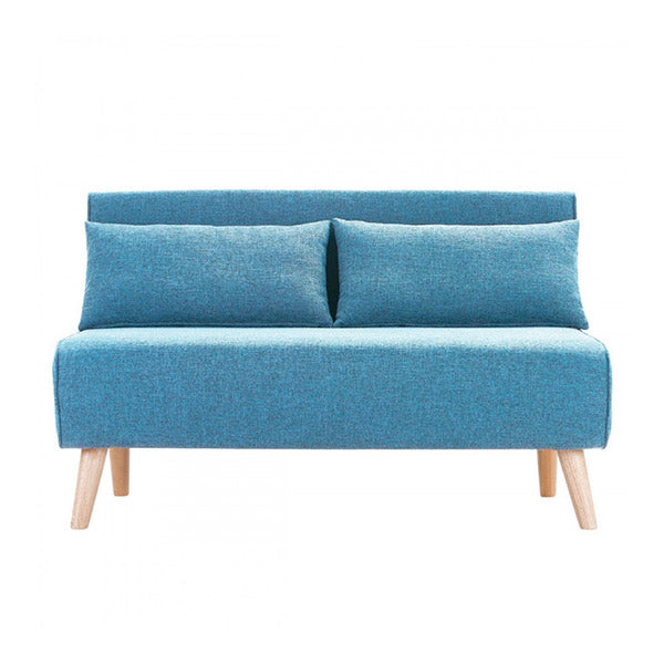 Adjustable Corner Sofa 2 Seater Blue