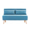 Adjustable Corner Sofa 2 Seater Blue