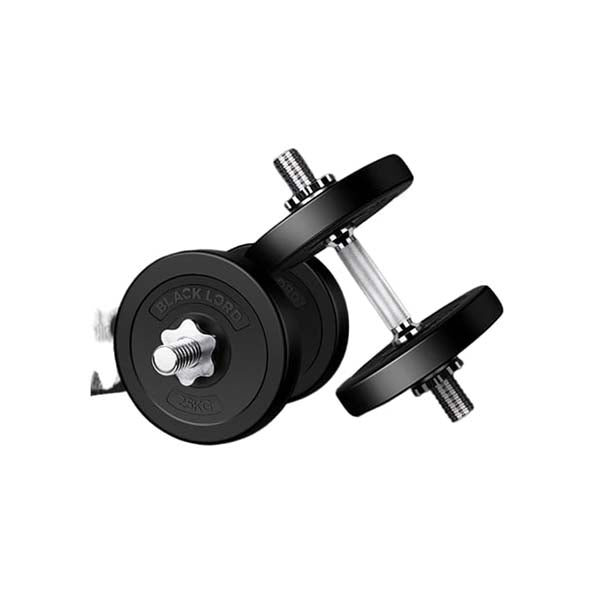 Adjustable Dumbbell Set Rubber Weight Plates Bench Lifting Gym