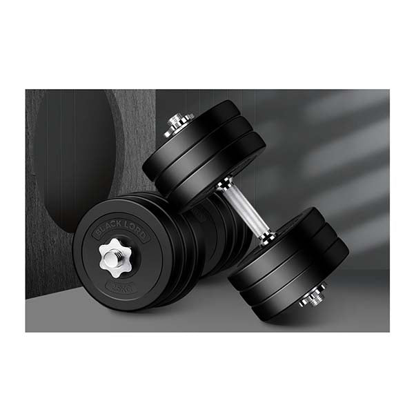 Adjustable Dumbbell Set Rubber Weight Plates Lifting Bench