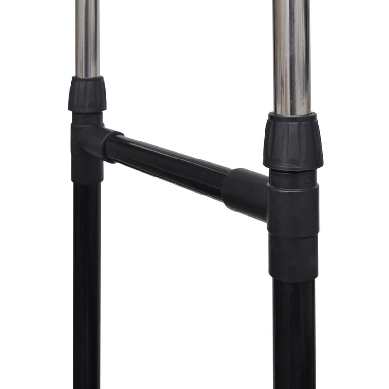 Adjustable Clothes Rack 2 Hanging Rails (2 pcs.)