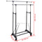 Adjustable Clothes Rack 2 Hanging Rails (2 pcs.)
