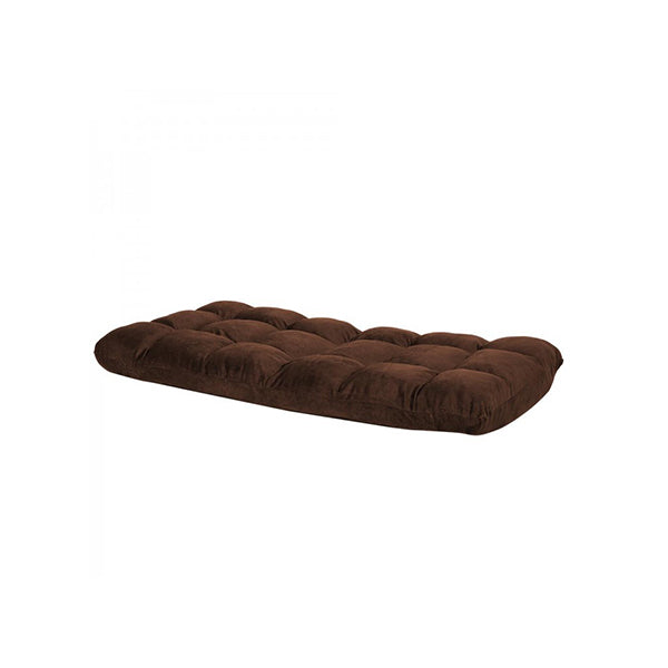 Adjustable Cushioned Floor Gaming Lounge Chair 100 X 50 X 12 Cm Brown