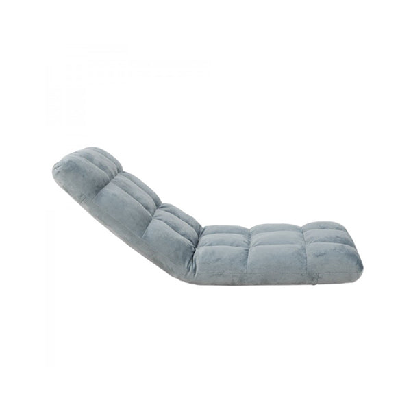 Grey Adjustable Cushioned Floor Gaming Lounge Chair 99 X 41 X 12 Cm