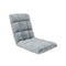 Grey Adjustable Cushioned Floor Gaming Lounge Chair 99 X 41 X 12 Cm