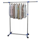Adjustable Stainless Steel Clothes Rack 165x44x150cm