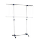Adjustable Stainless Steel Clothes Rack 165x44x150cm