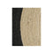 Afeard Round Braided Black Rug 100 Cm
