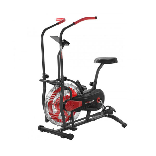 Air Resistance Exercise Red Bike Spin Fan Equipment Cardio