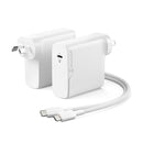 Alogic Rapid Power Charger With Usb C Cable White Usb If Certified