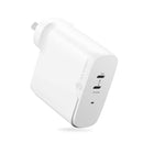 Alogic 2 Port Wall Charger With Usb C Cable White Usb If Certified