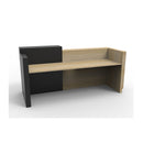 Altis Reception Counter Natural Oak Black
