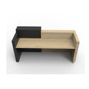 Altis Reception Counter Natural Oak Black