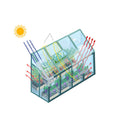 Aluminum Greenhouse Garden Polycarbonate