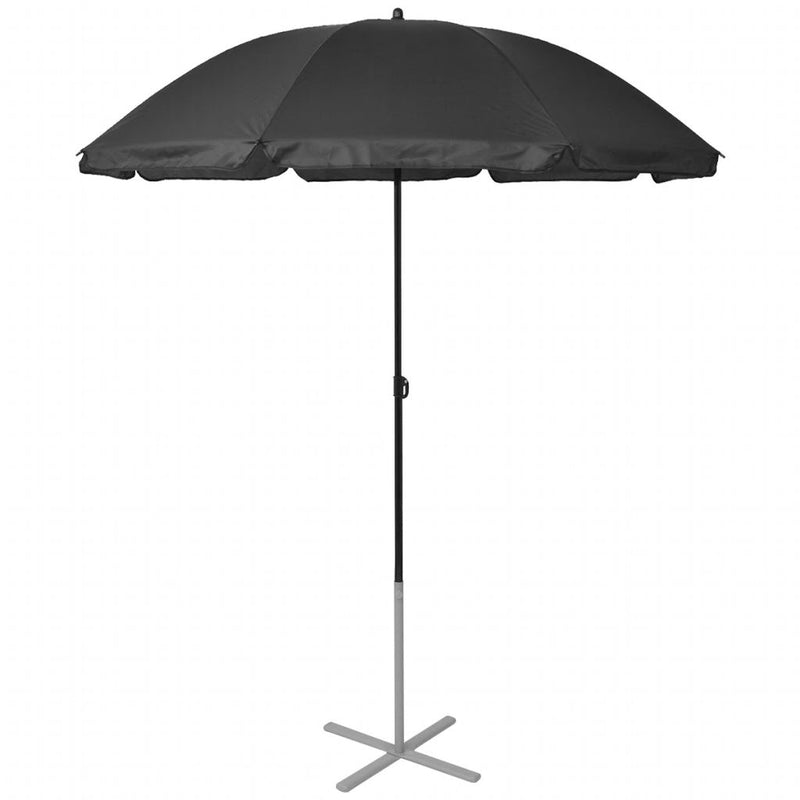 Aluminum Sun Lounger With Umbrella Set (3 Pcs)