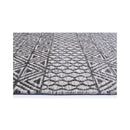 Ambarsar Ravi Charcoal And Beige Cotton Blend Rug