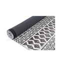 Ambarsar Ravi Charcoal And Beige Cotton Blend Rug