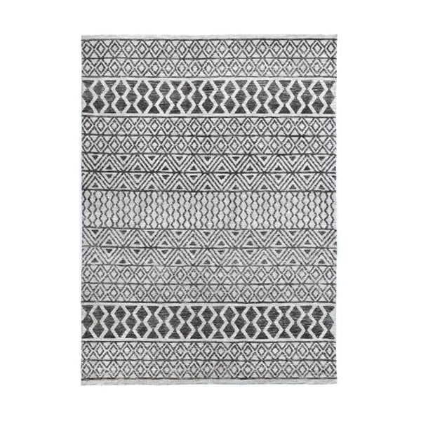 Ambarsar Ravi Grey Cotton Blend Rug