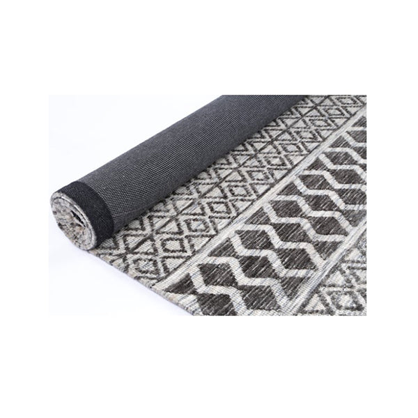 Ambarsar Ravi Grey Cotton Blend Rug
