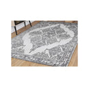 Ambarsar Riverfront Grey Cotton Blend Rug