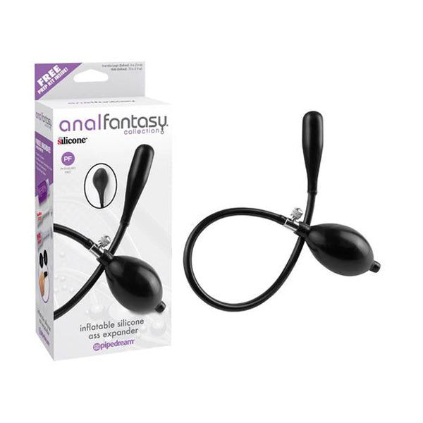Anal Fantasy Collection Inflatable Silicone Ass Expander Black