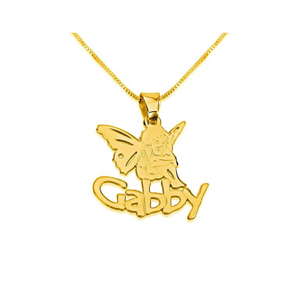 Angel Pendant With Name