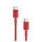 Anker Powerline USB C To USB C Cable 6ft Red Nylon