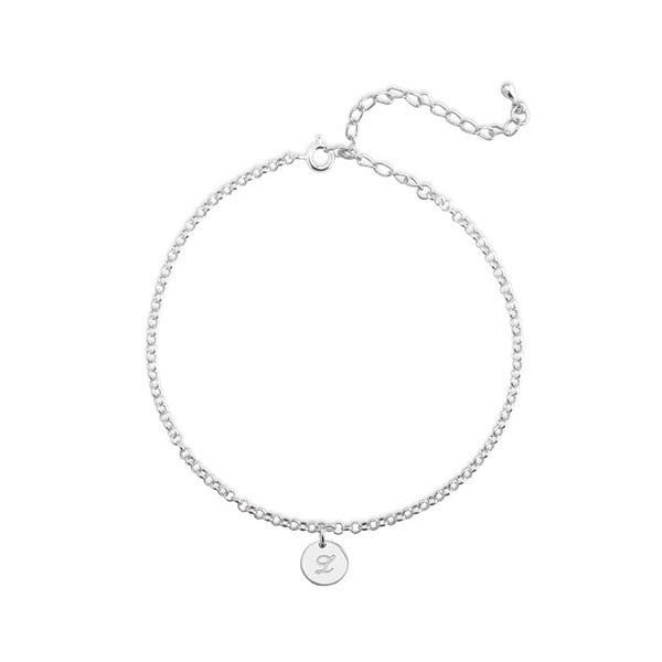 Ankle Bracelet With Initial