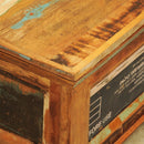 Antique-Style Reclaimed Wood Coffee Table With Storage Box