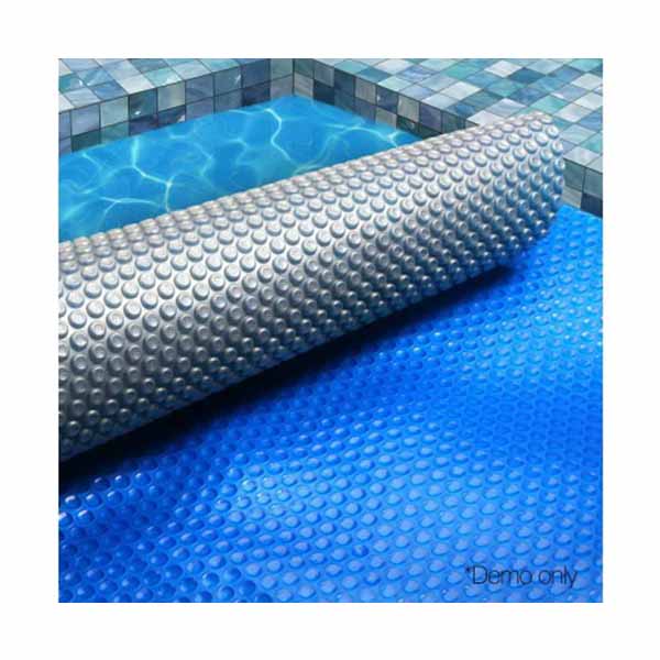 Aquabuddy 10.5M X 4.2M Solar Swimming Pool Cover - Blue