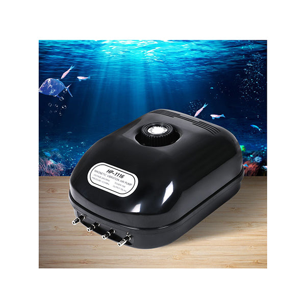Aquarium Air Pump 4 Outlet Oxygen Aqua Fountain Fish Tank