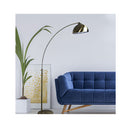 Arc Retro Floor Lamp Dome Antique Brass