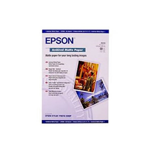 Epson Archivall Matte Paper A3 Quantity 50 Sheets