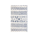 Armada White Blue Rug 80X320Cm
