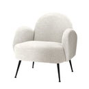 Armchair Lounge Chair Accent Sherpa Boucle