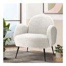 Armchair Lounge Chair Accent Sherpa Boucle