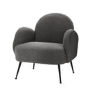 Armchair Lounge Chair Accent Sherpa Boucle