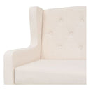 Armchair Fabric Cream White