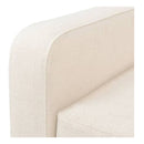 Armchair Fabric Cream White