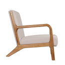Armchair Lounge Chair Accent Couch Sofa Bedroom Wood