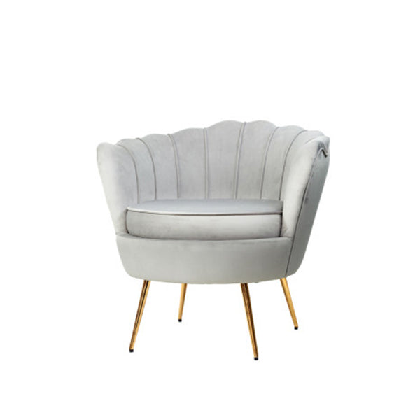 Armchairs Retro Single Sofa Velvet Grey