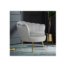 Armchairs Retro Single Sofa Velvet Grey