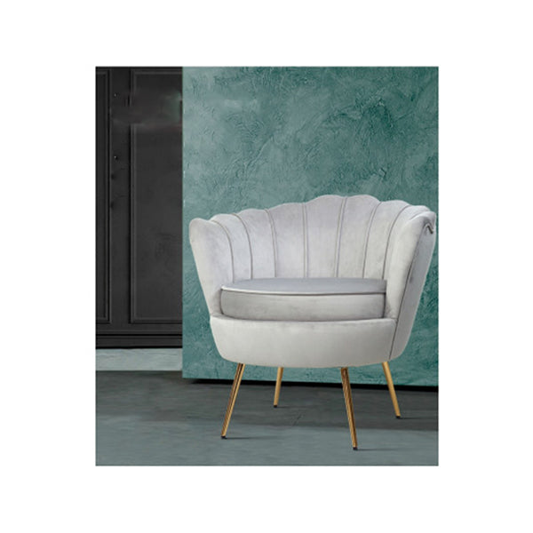 Armchairs Retro Single Sofa Velvet Grey