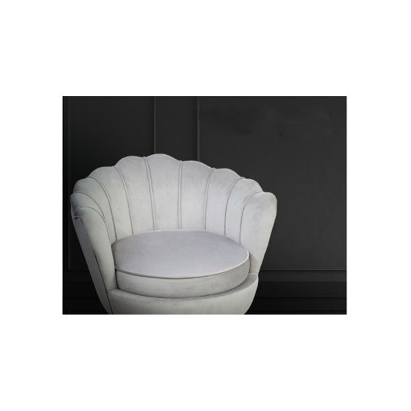 Armchairs Retro Single Sofa Velvet Grey