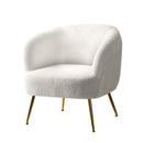 Armchair Lounge Chair Accent Boucle Sherpa