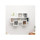 Carshaped Wall Shelf High Gloss White 82 X 15 X 51 Cm Chipboard