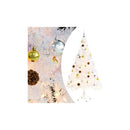 Artificial Christmas Tree With Baubles And Leds White 150 Cm