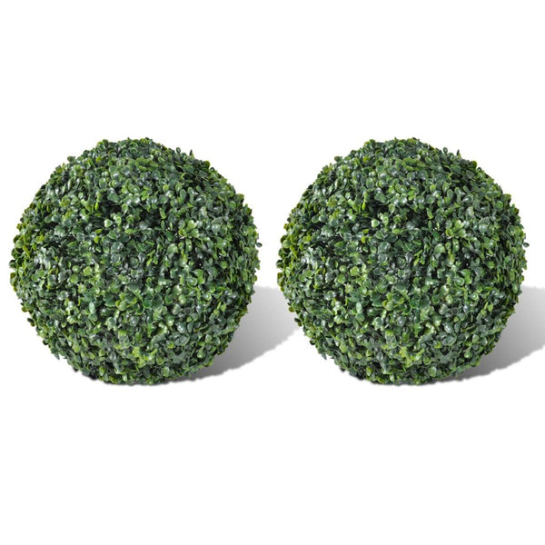 Artificial Leaf Topiary - Boxwood Ball (Set of 2)